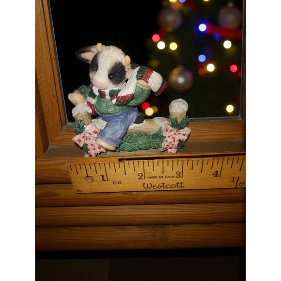 Mary's Moo Moos by Enesco—Mary Rhyner-Nadig "Hoof Yourself A Mooey Little Christ - Picture 8 of 9